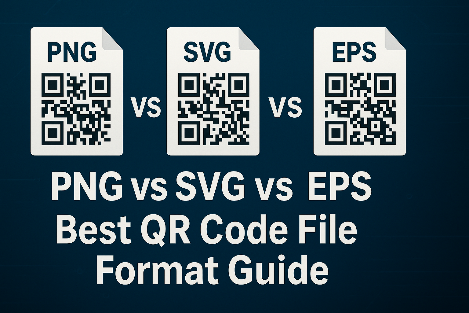 PNG vs SVG vs EPS: Best QR Code File Format Guide - BLOG